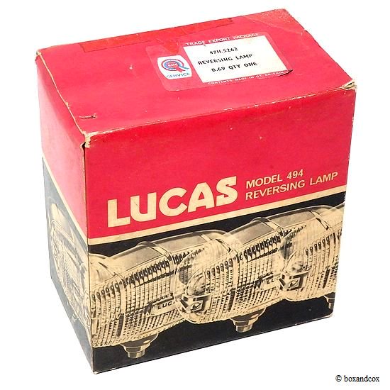 NOS BMC LUCAS L494 REVERSING LAMP/ルーカス リバーシングランプ デッドストック BOX付 - bac style