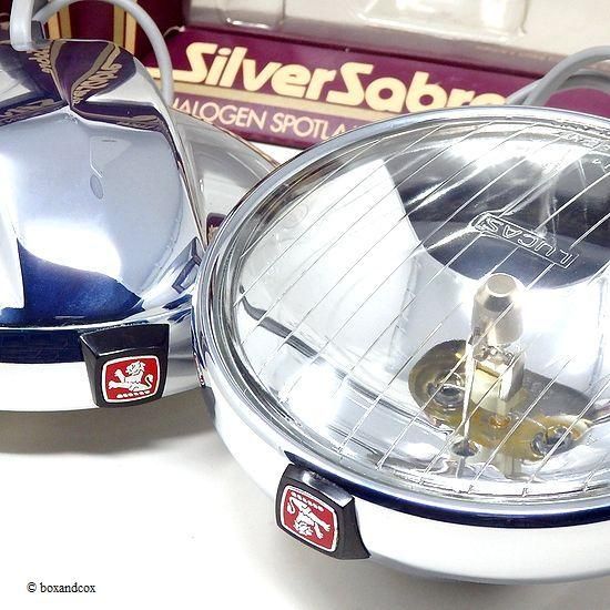 NOS LUCAS LR 14 LONG RANGE LAMP SET/ルーカス スポットランプ セット デッドストック BOX - bac style