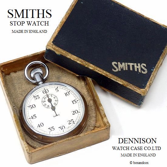 1950-60's SMITHS STOP WATCH DENNISON CASE/スミス ストップウォッチ 