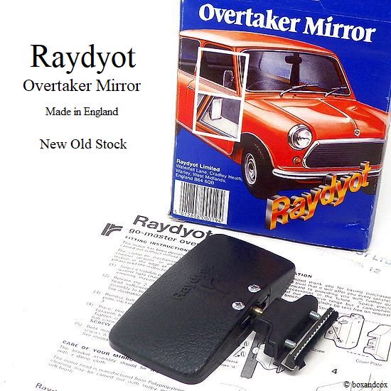NOS Raydyot overtaking mirror/レイヨット オーバーテイキング ミラー デッドストック MINI BOX - bac  style