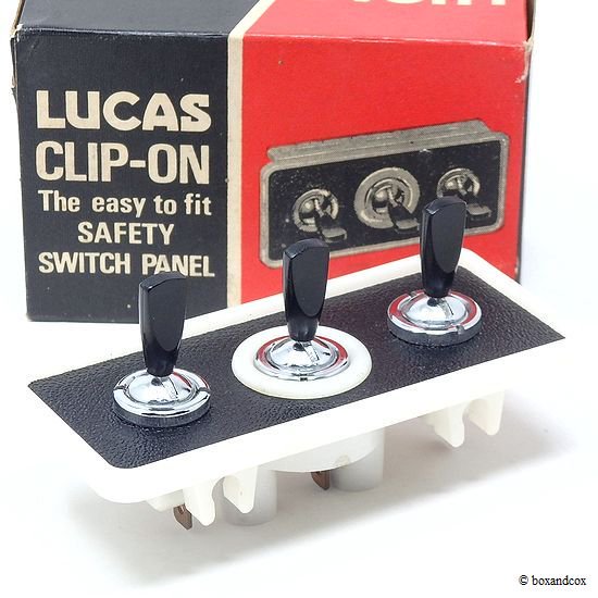 NOS LUCAS CLIP-ON Illmination Switch Panel/ルーカス クリップオン
