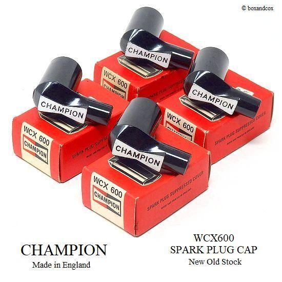 80s】デッドストック!! CHAMPION SPARK PLUGS CAP-