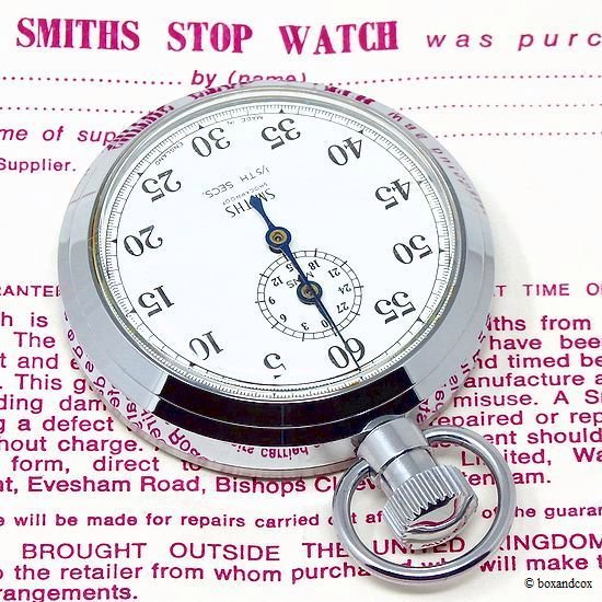 NOS 1960's SMITHS STOP WATCH/スミス ストップウォッチ デッドストック BOX - bac style