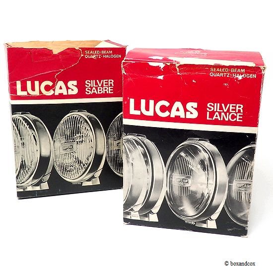 NOS LUCAS FT/LR 6/9 FOG & LONG RANGE LAMP SET/ルーカス フォグ ...