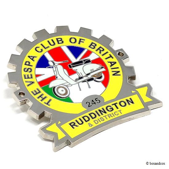 THE VESPA CLUB OF BRITAIN RUDDINGTON & DISTRICT COG/ベスパクラブ