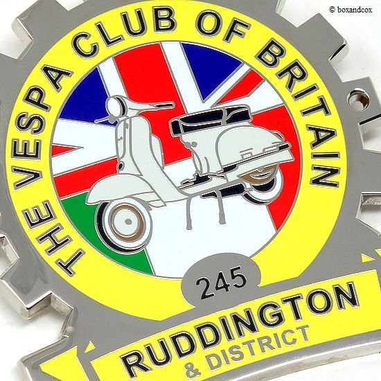 THE VESPA CLUB OF BRITAIN RUDDINGTON & DISTRICT COG/ベスパクラブ