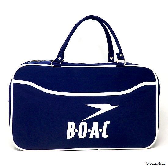 NOS 1960's BOAC Airline Cabin bag Boston/エアライン ボストン 