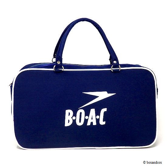 NOS 1960's BOAC Airline Cabin bag Boston/エアライン ボストン 