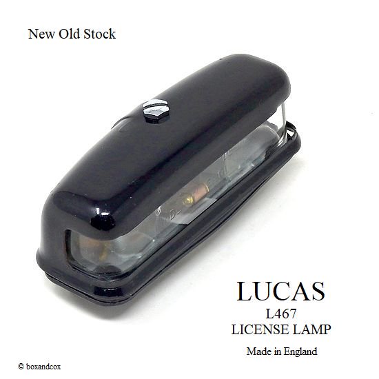 NOS1960's BMC LUCAS L467 LICENSE LAMP/ルーカス ライセンスランプ デッドストック - bac style