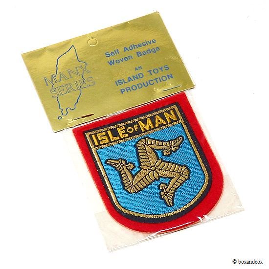 NOS 1960's ISLE OF MAN Embroidered Patches/ビンテージ マン島