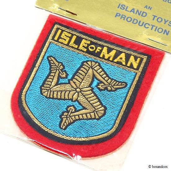 NOS 1960's ISLE OF MAN Embroidered Patches/ビンテージ マン島