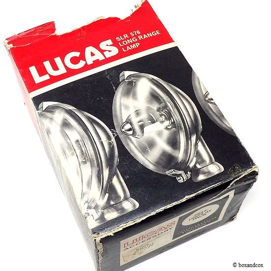 NOS LUCAS SFT/SLR 576 LONG RANGE DRIVING LAMP/ルーカス スポットランプ デッドストック  ディスプレイBOX - bac style