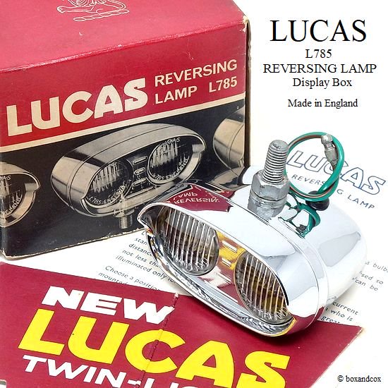 NOS LUCAS L785 REVERSING LAMP DISPLAY BOX/ルーカス リバーシング 