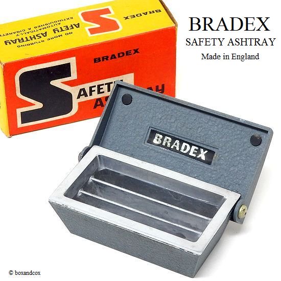 NOS BRADEX SAFETY ASHTRAY/ アッシュトレイ 灰皿 デッドストック オリジナルBOX - bac style