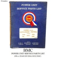 1960'S BMC POWER UNIT SERVICE PARTS LISTAustin A35,A40,Healey Morris Minor MG Midget ѥ˥å ѡĥꥹ