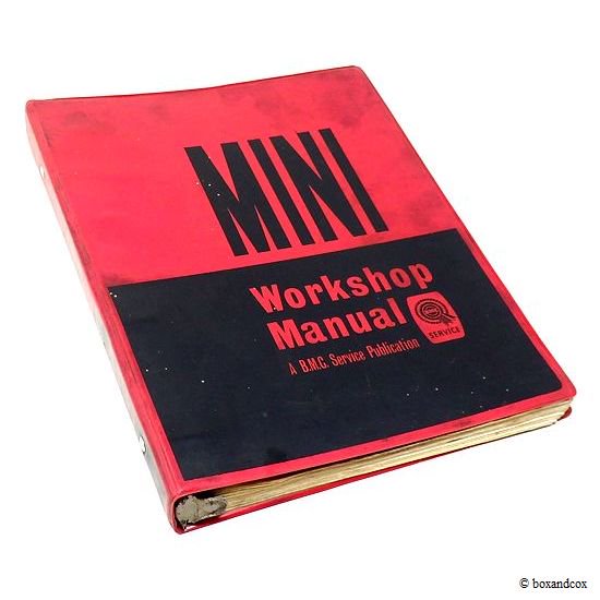 1960'S BMC MINI Workshop Manual/ミニ ワークショップ マニュアル - bac style