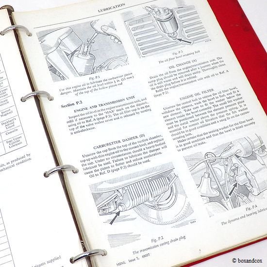 1960'S BMC MINI Workshop Manual/ミニ ワークショップ マニュアル - bac style