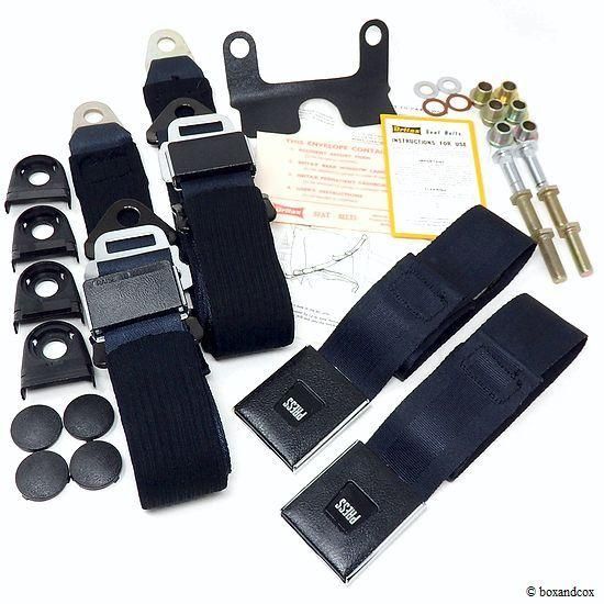 NOS BRITAX 3POINT STATIC FRONT SEAT BELTS/ブリタックス 3点式