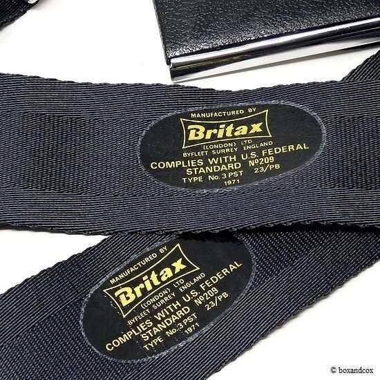 NOS BRITAX 3POINT STATIC FRONT SEAT BELTS/ブリタックス 3点式