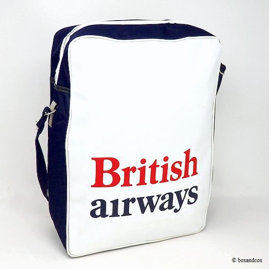 1970's British Airways Airline bag shoulder UJ/エアライン ユニオン