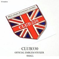CLUB330 OFFICIAL EMBLEM STICKER SMALL/クラブ330 オフィシャル エンブレムステッカー 小