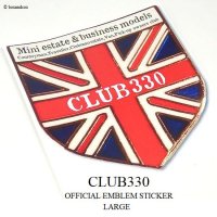 CLUB330 OFFICIAL EMBLEM STICKER LARGE/クラブ330 オフィシャル エンブレムステッカー 大