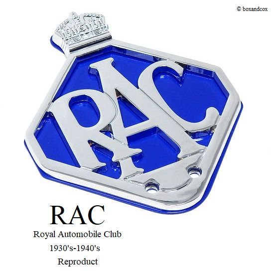 人気商品超目玉 目玉商品 RAC グリル バッジ カー バッチ ダイヤ型 