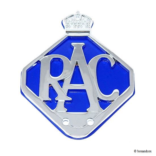 NEW 1930's-40's RAC/Royal Automobile Club グリルバッジ Reproduct - bac style