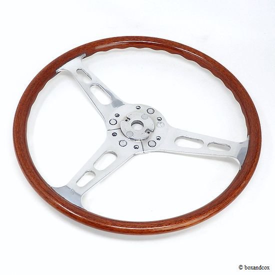 1960's LES LESTON DOUBLE SLOT WOOD STEERING WHEELS/レスレストン 