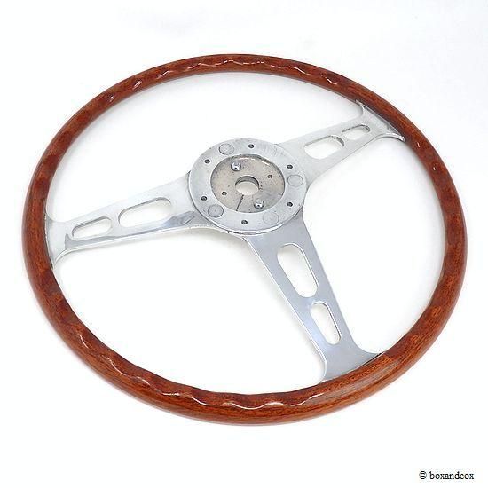 1960's LES LESTON DOUBLE SLOT WOOD STEERING WHEELS/レスレストン