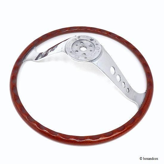 1960's LES LESTON DEEP DISHED 2 SPOKE WOOD STEERING WHEELS/レス