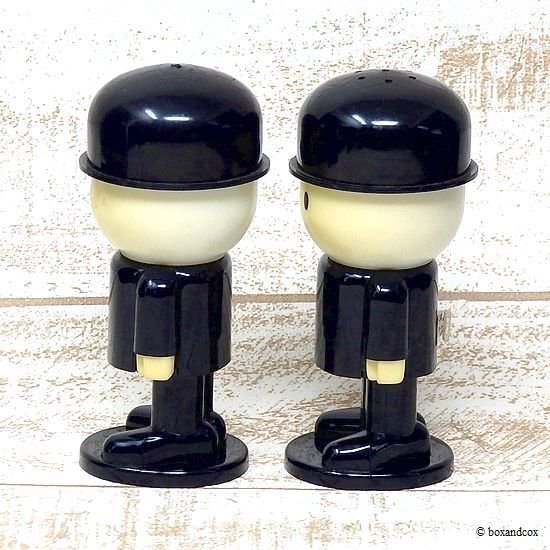 VINTAGE Homepride Mr.FRED Salt & Pepper Set/ビンテージ フレッド君 ソルト＆ペッパー セット - bac  style