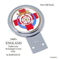 NOS 1960's ENGLAND ROSE CAR BADGE by BARNACLE/イングランド ローズ バーナクル カーバッジ デッドストック