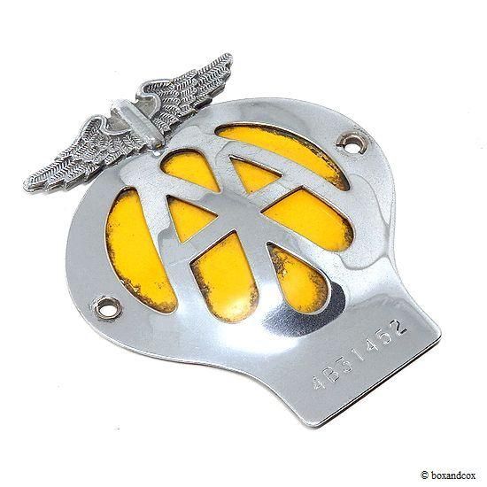 ORIGINAL AA CAR BADGE/当時物 オリジナル AA グリル バッジ 4B31452 