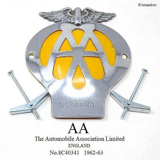 ORIGINAL AA CAR BADGE/当時物 オリジナル AA グリル バッジ 8C40341 ...