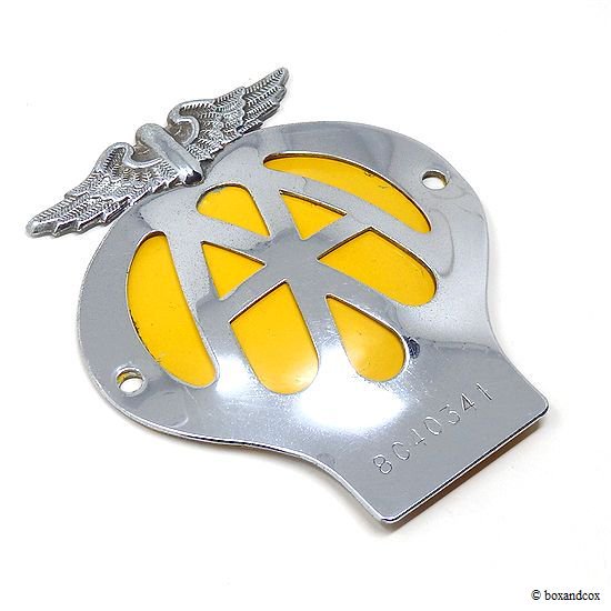 ORIGINAL AA CAR BADGE/当時物 オリジナル AA グリル バッジ 8C40341 (1962-1963) フィティング付属 -  bac style