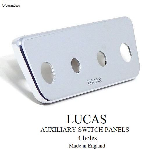 LUCAS AUXILIARY SWITCH PANELS 4 holes/ルーカス スイッチパネル 4穴 