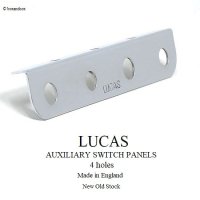 NOS LUCAS AUXILIARY SWITCH PANELS 4 holes/ルーカス スイッチパネル 4穴 デッドストック