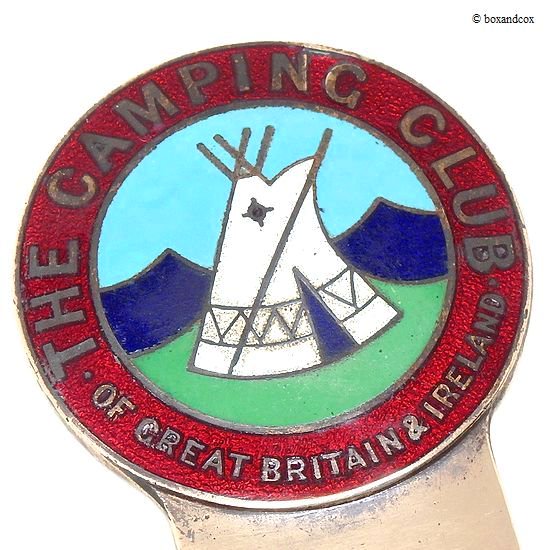 THE CAMPING CLUB OF GREAT BRITAIN SMALL BADE/キャンピング クラブ