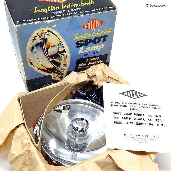 NOS 1960's MILLER SPOT LAMP No.75.S/ミラー スポットランプ