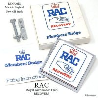 NOS 1970's RAC/Royal Automobile Club RECOVERY グリルバッジ デッドストック オリジナルBOX 完品