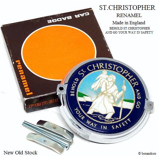 NOS ST.CHRISTOPHER GRILL BADGE by RENAMEL/セントクリストファー 