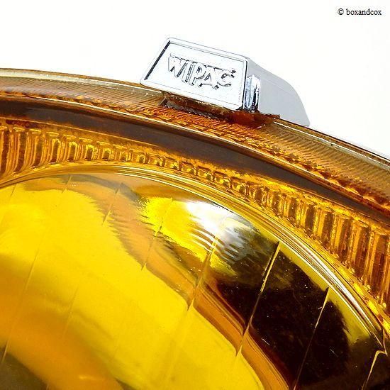 NOS 1960-70's WIPAC TYPE 575 SPOT LAMP YELLOW LENS NOS 1960-70's WIPAC TYPE 575 SPOT LAMP YELLOW LENS