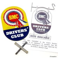 NOS 1950-60's ORIGINAL BMC DRIVERS' CLUB GREELE BADGE/BMC ドライバーズ クラブ グリルバッジ デッドストック