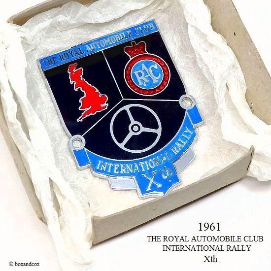 RAC Rally Badge 1963 第12回 ラリーバッジ ローバーミニ | www