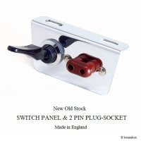 NOS SWITCH PANEL & 2-PIN PLUG & SOCKET/åѥͥ+2ԥץ饰&å ǥåɥȥå