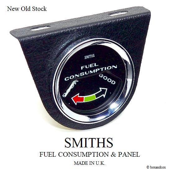 NOS SMITHS FUEL CONSUMPTION VACUUM GAUGE & PANEL/スミス バキュームゲージ & パネル デッドストック  - bac style