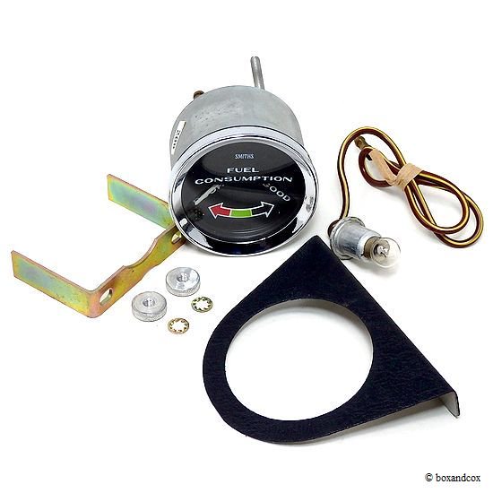 NOS SMITHS FUEL CONSUMPTION VACUUM GAUGE & PANEL/スミス バキュームゲージ & パネル デッドストック  - bac style