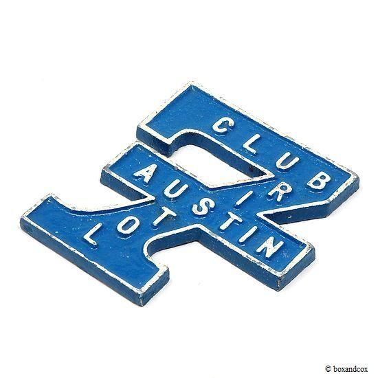 NOS 1960's BRISTOL AUSTIN 7 CLUB CAR BADGE/オースチン セブン NOS 1960's BRISTOL AUSTIN 7 CLUB CAR BADGE/オースチン セブン