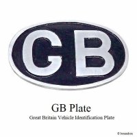 NOS 1960's VINTAGE GB Plate/GBプレート デッドストック